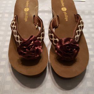 LINDSAY PHILLIPS WEDGE  SWITCHFLOPS (NWOT) SIZE 8